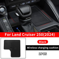 Thumbnail for Prado center console Wireless Charger Silicone Protection Pad For Toyota Land Cruiser 250 2024