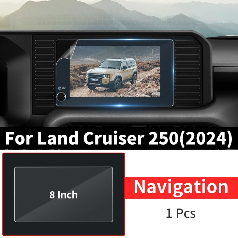 Navigation Screen Protector Protective Interior for  Toyota Land Cruiser 250 2024 1958 Prado LC250