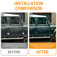Thumbnail for Aluminium Door Hinge for Land Rover Defender 90 110 Complete Hinges