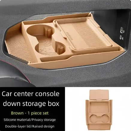 Central Control Down Silicone Storage Box Fit for Jetour Traveler T2 C-DM 2026