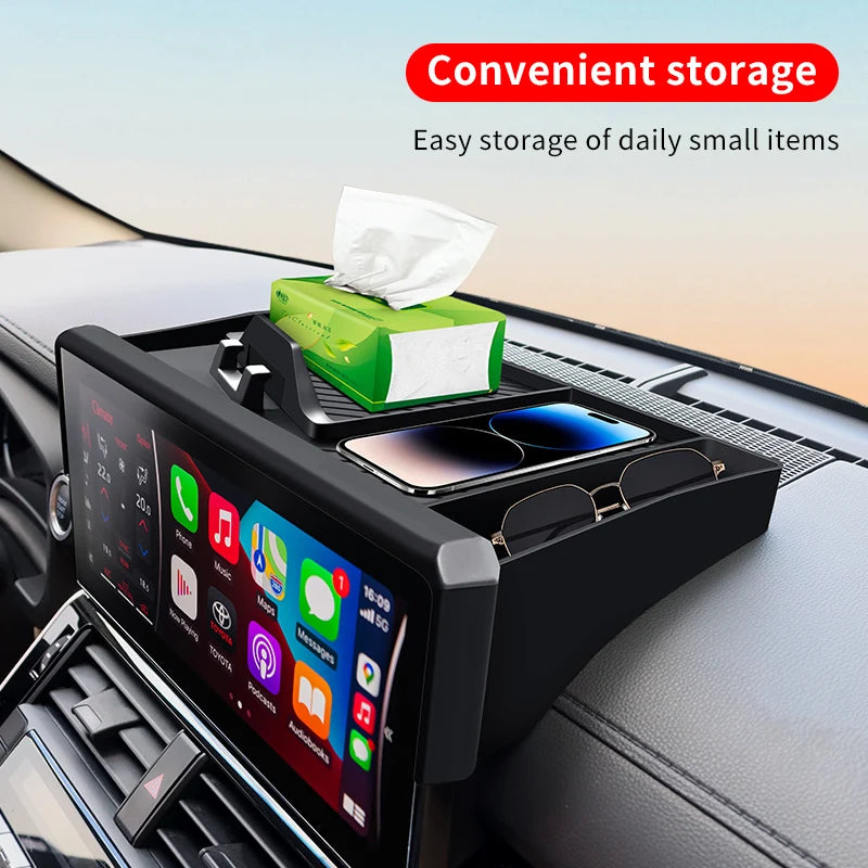 Multimedia display Back Storage Protection sleeve cover For 2021-2024 Toyota Land Cruiser 300  LC300