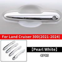 Thumbnail for For Toyota Land Cruiser 300 2024 2021 ABS Chrome Plating Outer Door Handle Replacement LC300 Exterior Accessories ZX VXR GX GXR