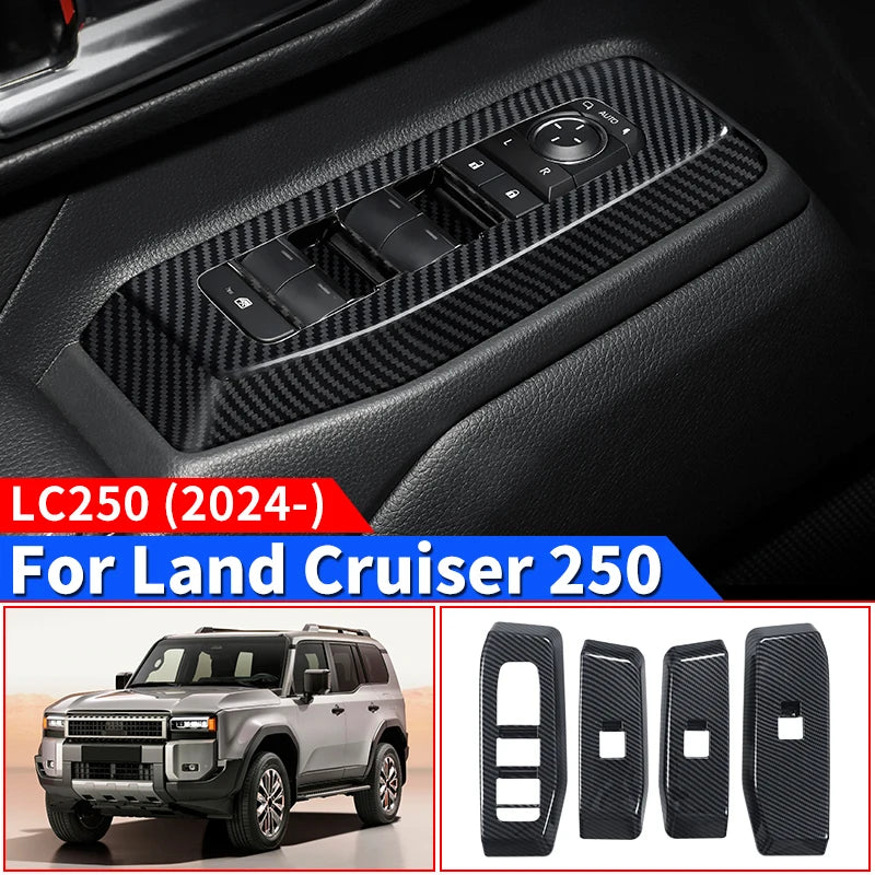 Windows Control Panel Decoration Protective cover For Toyota Land Cruiser 250 2024  Prado