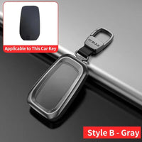 Thumbnail for Metal Key Shell Leather CaseFor Toyota Land Cruiser 250 2024 2025 Prado LC250