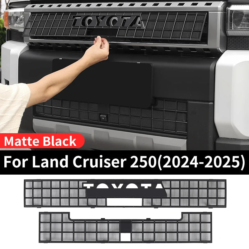 Front Grill Anti-mosquito Sand-Proof Stone Net For Toyota Land Cruiser 250 2024 2025 1958 Prado LC250