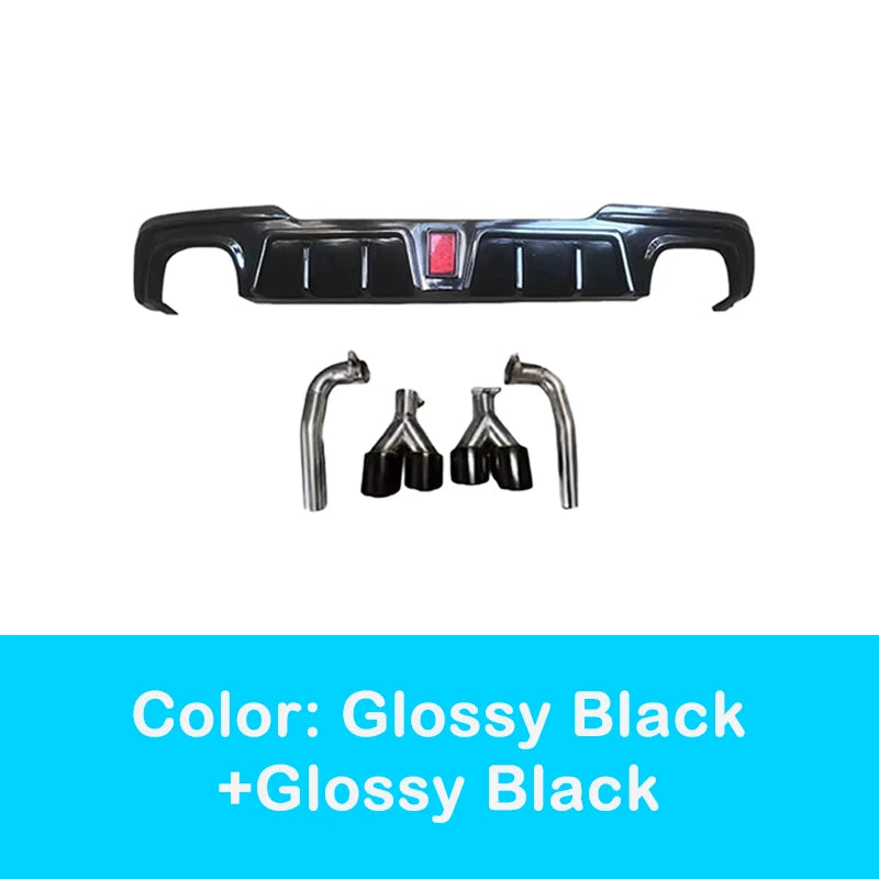 Rear Bumper Lip Diffuser Spoiler Body Kit For JAECOO J7 2022-25
