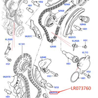 Thumbnail for PETROL TIMING CHAIN GUIDE TENSIONER KIT FOR 2.0T DISCOVERY SPORT EVOQUE VELAR LR091740 742 743 744 745 746 747 LR073760 LR093825