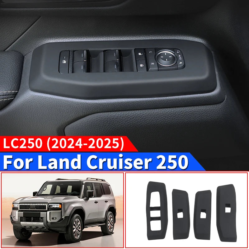 Window control panel cover For Toyota Land Cruiser 250 2024 2025 Prado LC250