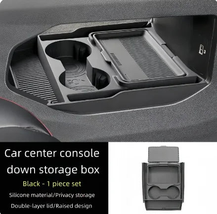 Central Control Down Silicone Storage Box Fit for Jetour Traveler T2 C-DM 2026