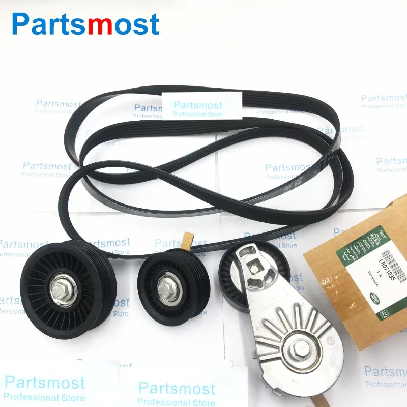 5.0 Drive Belt Idler pulley Tensioner for Discovery 4 Range Rover 2013- RR Sport 2014- Velar LR091610 LR035544 LR036304 LR071035