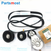 Thumbnail for 5.0 Drive Belt Idler pulley Tensioner for Discovery 4 Range Rover 2013- RR Sport 2014- Velar LR091610 LR035544 LR036304 LR071035