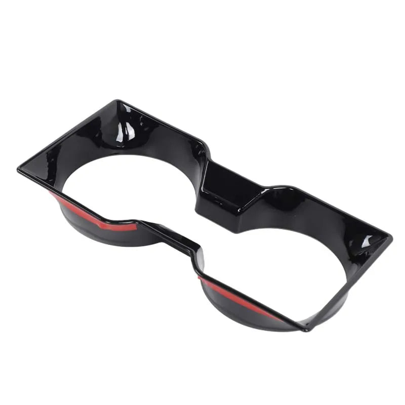 ABS Carbon Fiber Central Control Water Cup Decorative Frame Cover For Land Rover Defender 90 110 130 2025