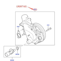 Thumbnail for Water Pump For 3.0L V6 5.0L V8 Engine Discovery 4 Range Rover Sport Jaguar XF XJ XE XK XJR XFR XKR LR073711 C2Z31587 LR097165 OE