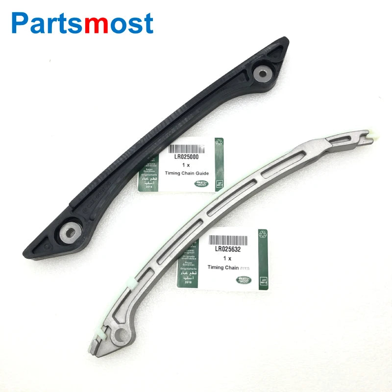 TIMING CHAIN GUIDE ARM TENSIONER CRANKSHAFT SPROCKET FOR 2.0 LAND ROVER LR2 EVOQUE RRS JAGUAR LR025000 LR025263 632 264 LR095137