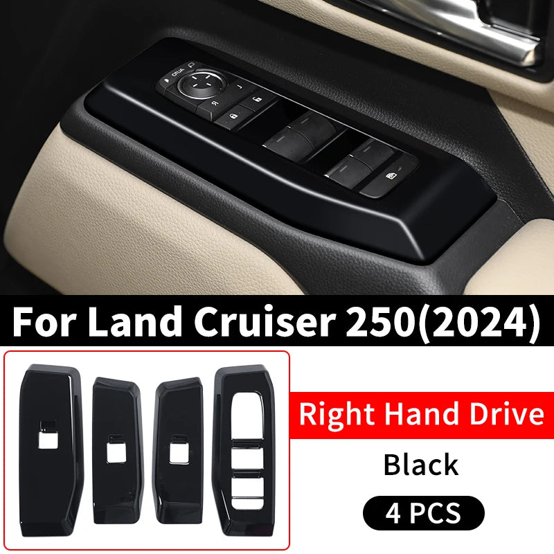 Windows Control Panel Decoration Protective cover For Toyota Land Cruiser 250 2024  Prado