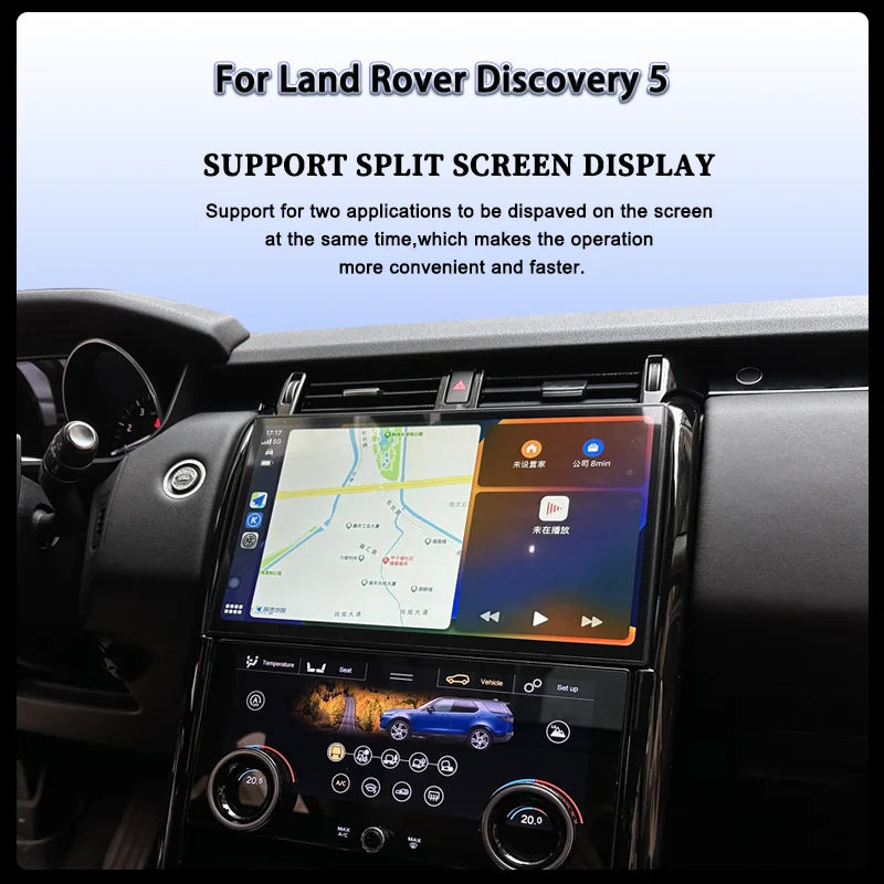 13" Inch upgrade Radio screen and Climate Screen combo  For Land Rover Discovery 5 L462