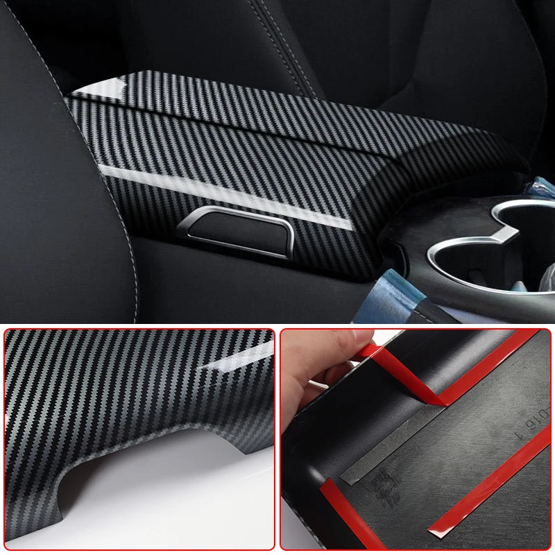 Center Armrest Box Protective Cover For Toyota Land Cruiser 300 2021 2022 2024 LC300