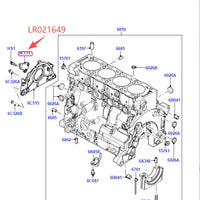 Thumbnail for 2.0 TURBO DIESEL CRANKSHAFT POSITION SENSOR FOR LAND ROVER FREELANDER LR2 RR EVOQUE DISCOVERY SPORT JAGUAR XF C2S52527 LR056028