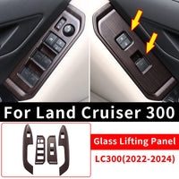 Thumbnail for For 2021-2024 Toyota Land Cruiser 300  High Configuration Peach Wood Texture Interior Accessories LC300 Upgraded Modification