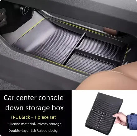 Central Control Down Silicone Storage Box Fit for Jetour Traveler T2 C-DM 2026