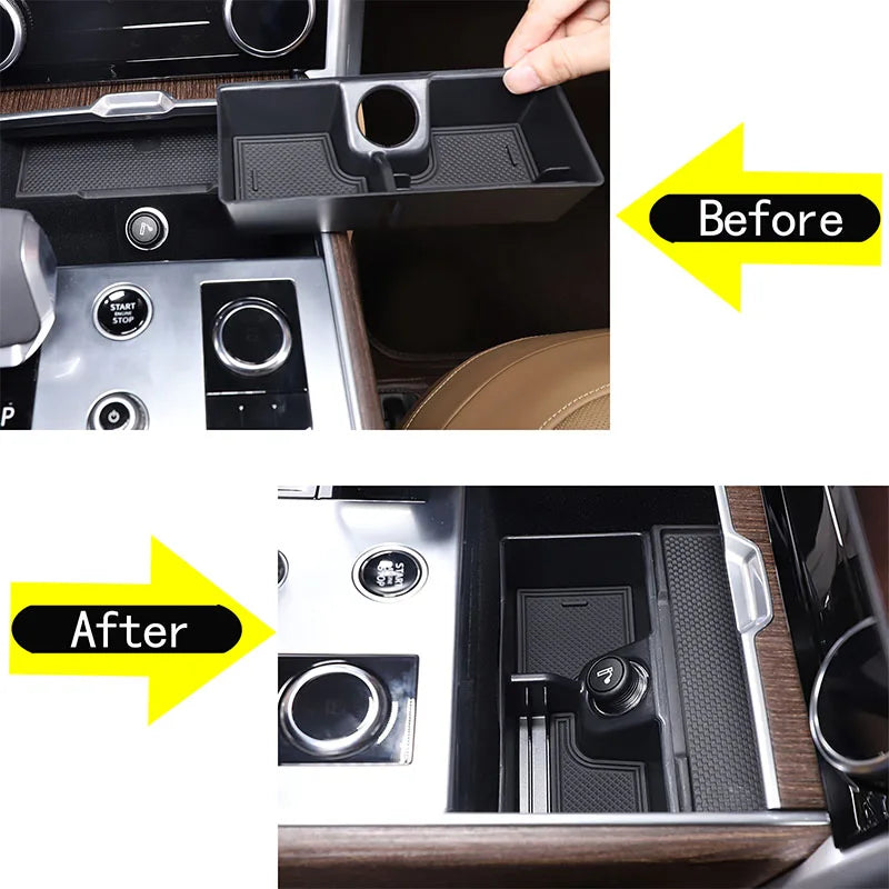 ABS Black Car Central Control Multi-Function Storage For Land Rover Range Rover Vogue L460 2023