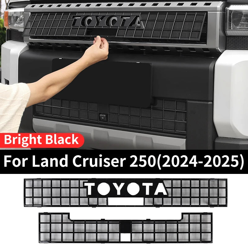 Front Grill Anti-mosquito Sand-Proof Stone Net For Toyota Land Cruiser 250 2024 2025 1958 Prado LC250