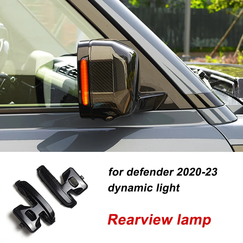 Side Mirror Dynamic Indicating Turning Lamps for Land Rover Defender 90 & 110 (2020-2024)