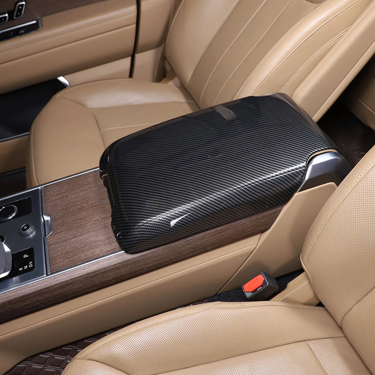 Carbon style armrest for Rover Range Rover Vogue L460 2023 2024