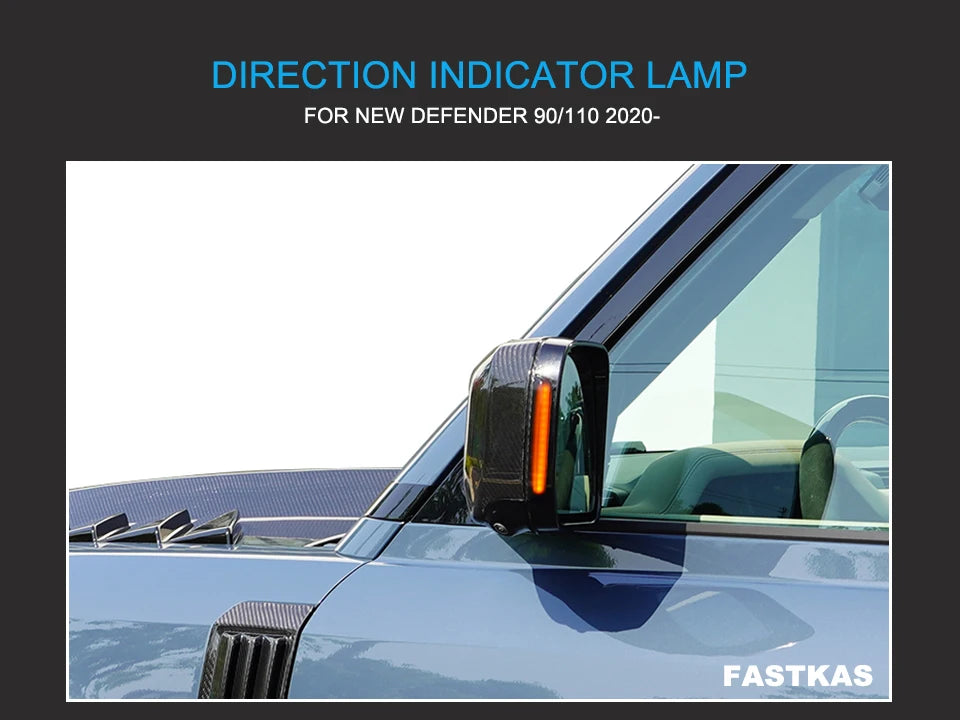 Side Mirror Dynamic Indicating Turning Lamps for Land Rover Defender 90 & 110 (2020-2024)