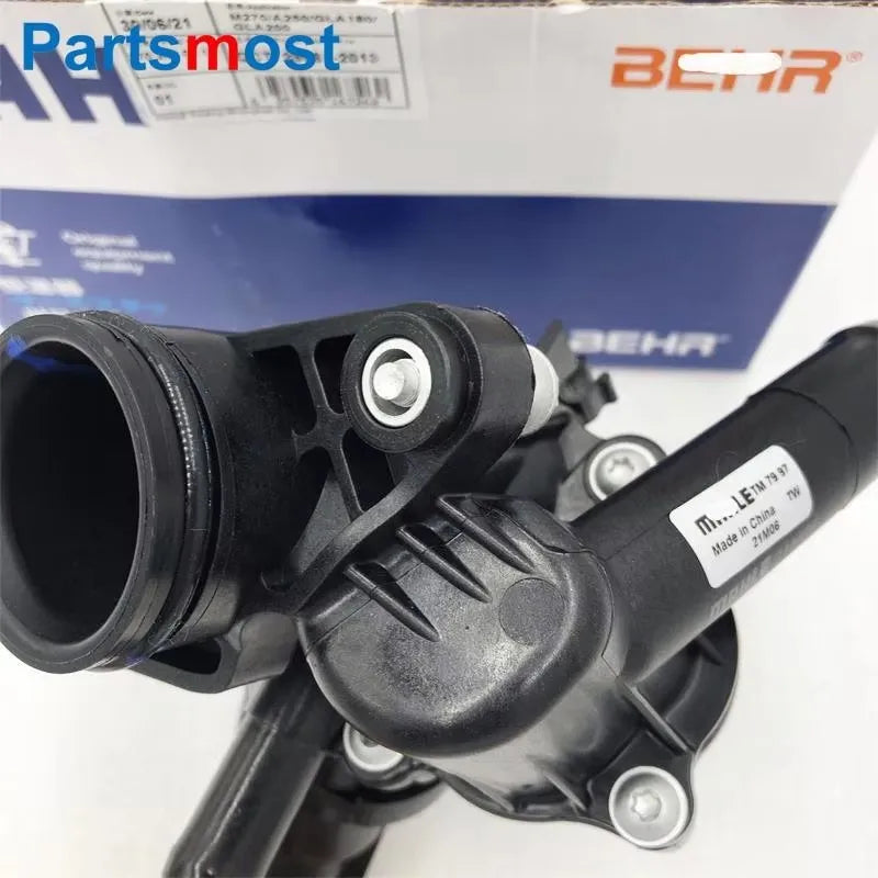 2.0 Turbo Engine Coolant Thermostatic Housing for Mercedes X117 C117 CLA250 GLA250 X156 Thermostat TM7997 A2702002200 2702000615