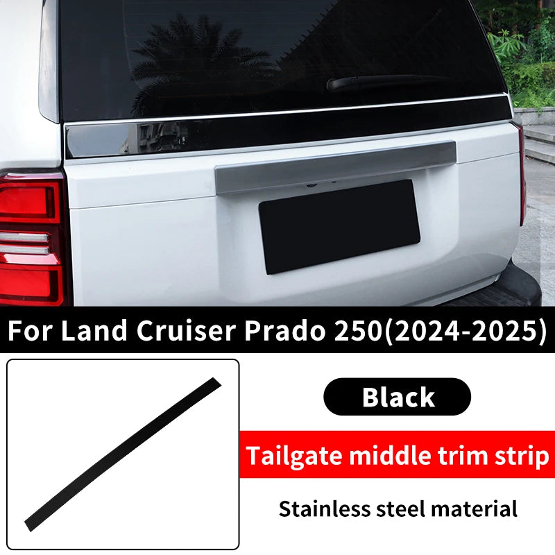 Tailgate Decoration Bright strip For Toyota Land Cruiser 250 Prado