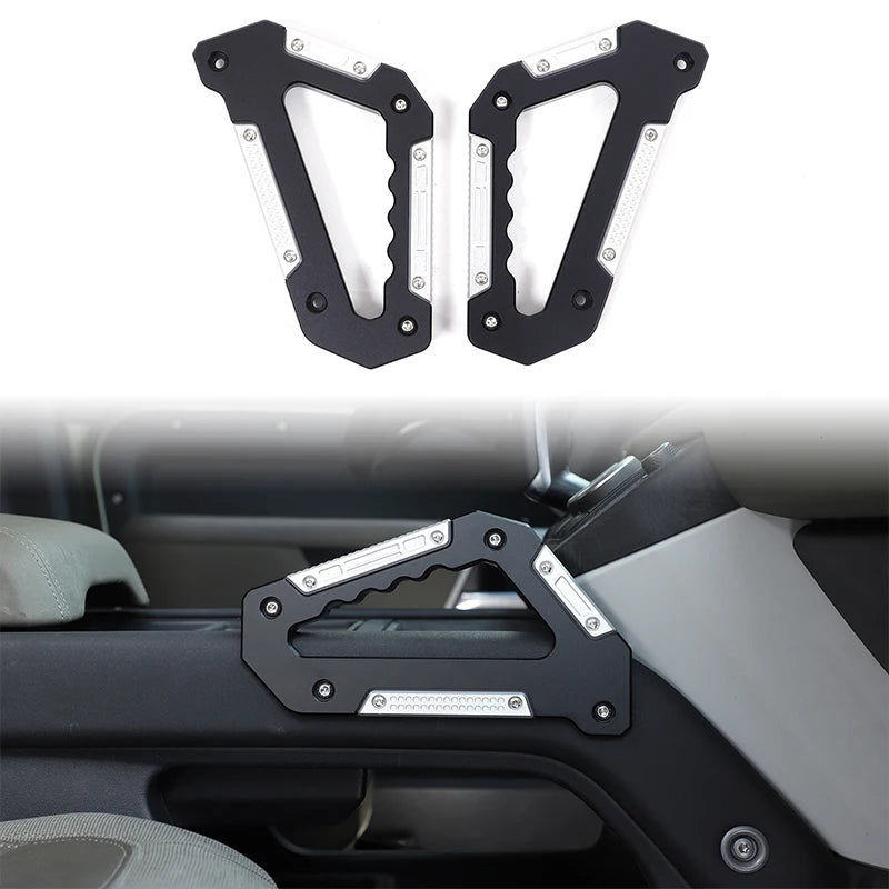Aluminum alloy Car Center Console Sides Armrest handle For Land Rover Defender 90 110 130 2020-2024