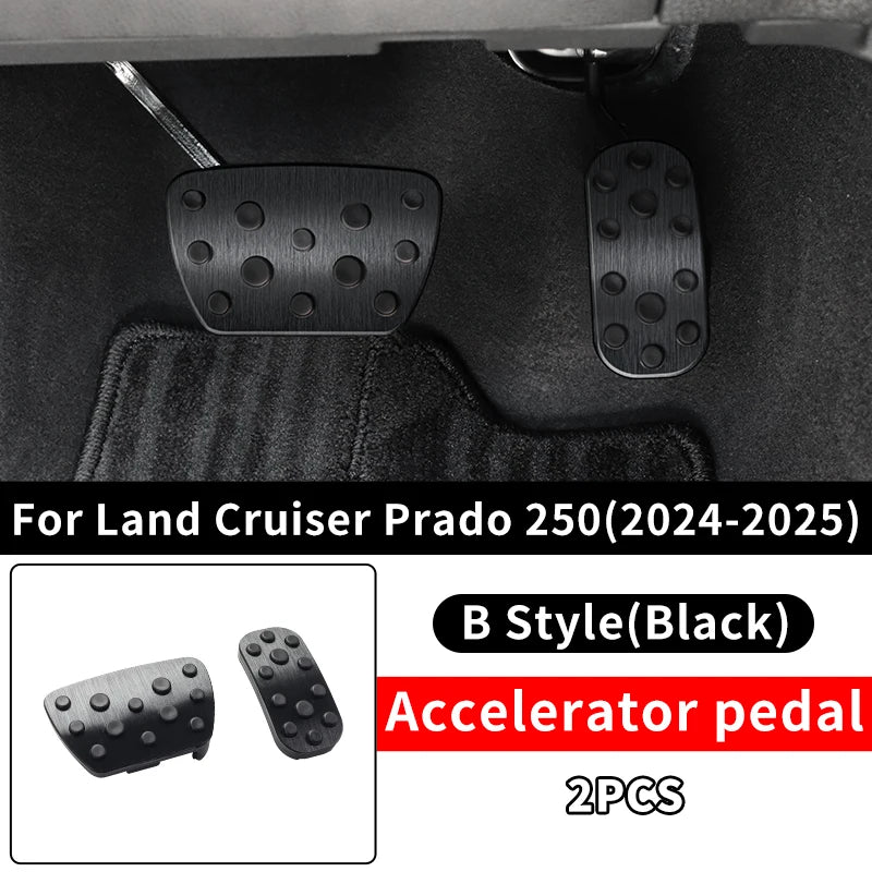 Stainless Steel pedals For Toyota Land Cruiser 250 2024