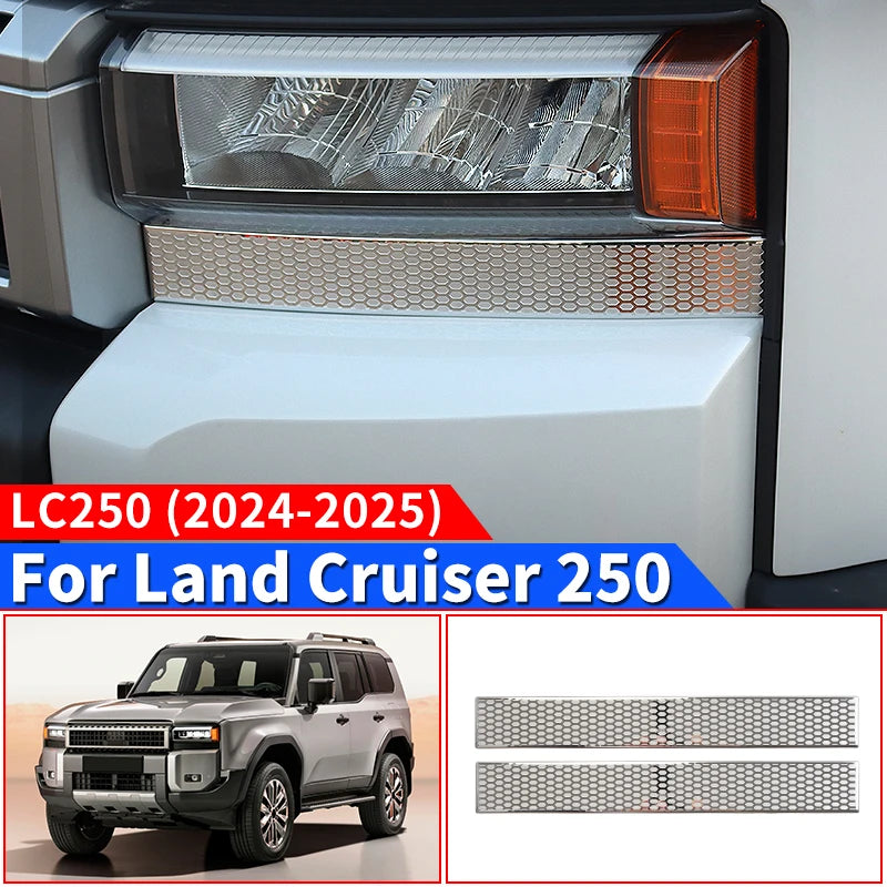 Headlight Below Decorative Strip For Toyota Land Cruiser 250 2024 2025 Prado LC250 1958 First Edition FJ250