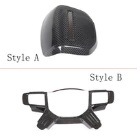 Thumbnail for Real Carbon Fiber Car Steering Wheel Decorative Panel Cover For Land Rover Defender 90 110 2020-2024
