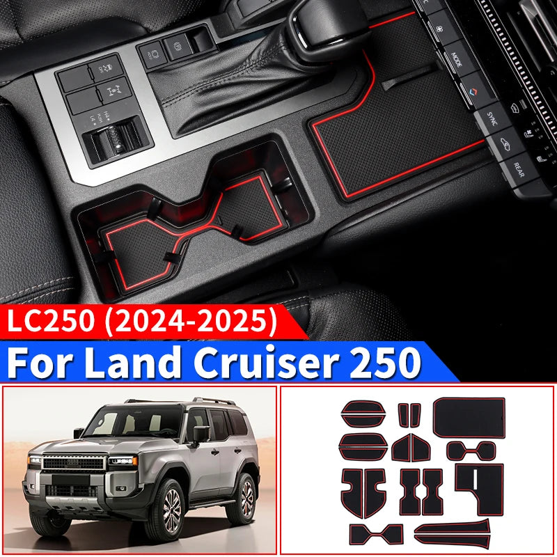 Inteiro anti slip mats For Toyota Land Cruiser 250 2024 2025 Prado LC250