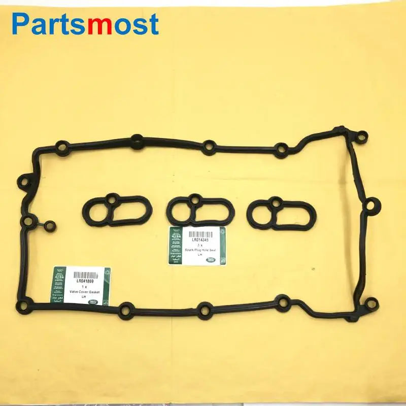 3.0L VALVE COVER GASKET LR089050 LR041869 SPARK PLUG SEAL LR011220 LR014345 FOR RANGE ROVER RR SPORT 14- LR4 NEW DISCOVERY VELAR