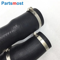 Thumbnail for INTERCOOLER INLET MANIFOLD PIPE FOR LAND ROVER LR2 FREELANDER 2.2 INTERCOOLER TO MANIFOLD HOSE WITH CLAMPS NEW LR066429 LR002589