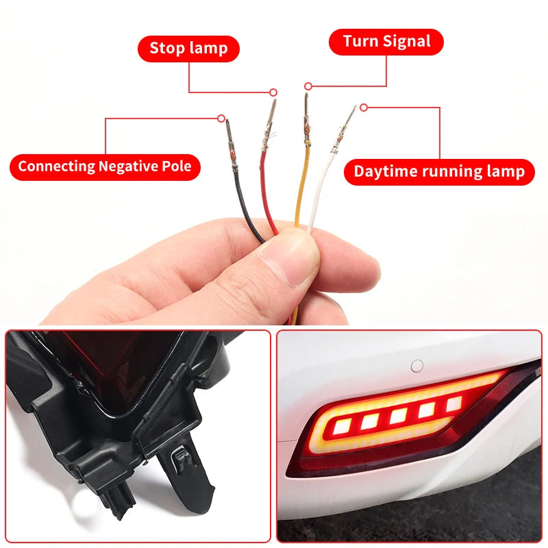 Bumper Light LED Dynamic Light For 2021+ Toyota Land Cruiser 300 Lc300