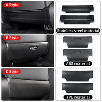 Thumbnail for Stainless Steel Seat Protection Kick Plate  For 2024 Toyota Land Cruiser Prado 250