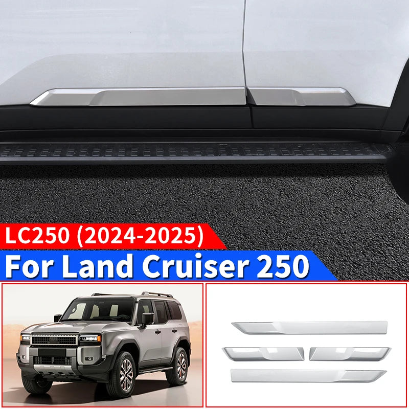 Side door cover strips For Toyota Land Cruiser 250 Prado Lc250 2024 2025