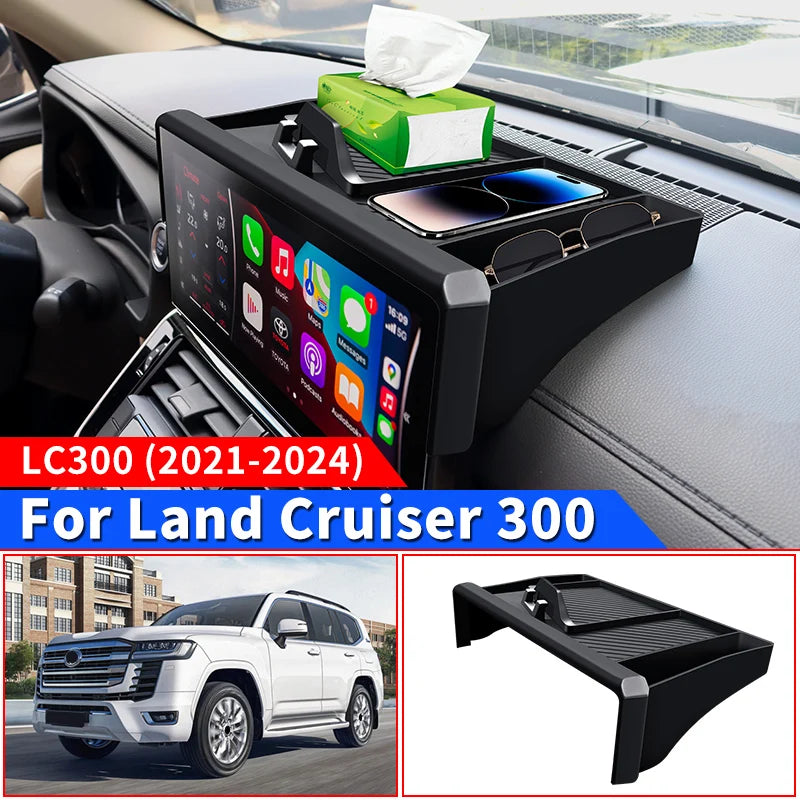 Multimedia display Back Storage Protection sleeve cover For 2021-2024 Toyota Land Cruiser 300  LC300