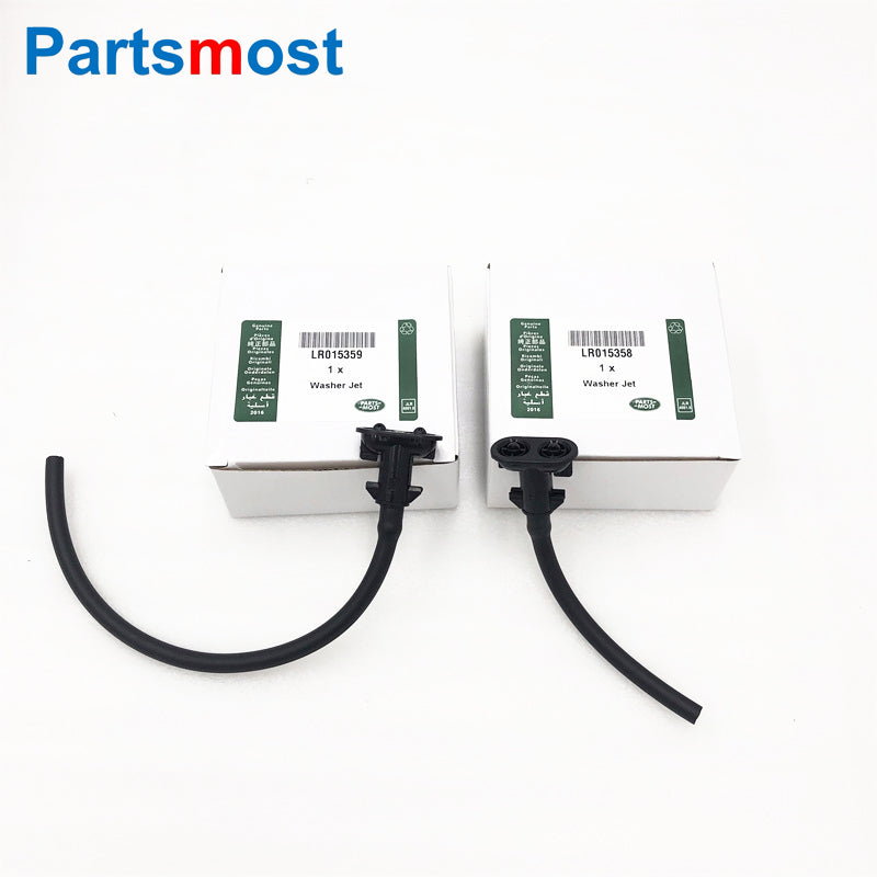 HEADLAMP WASHER JET SPRAYER SET RH LH FOR LAND ROVER RANGE ROVER SPORT FRONT BUMPER LIGHT WIPER NOZZLE DNJ500100 110 LR015358 59