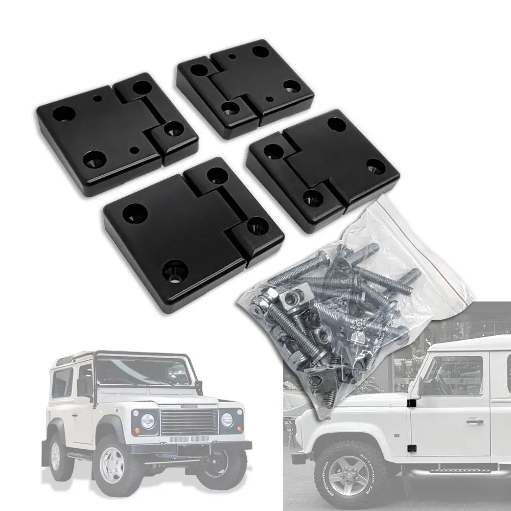 Aluminium Door Hinge for Land Rover Defender 90 110 Complete Hinges