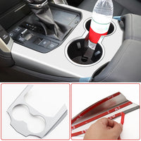 Thumbnail for Stainless Steel Center Console Water Cup cover For Toyota Land Cruiser 300 2021 2022 2024