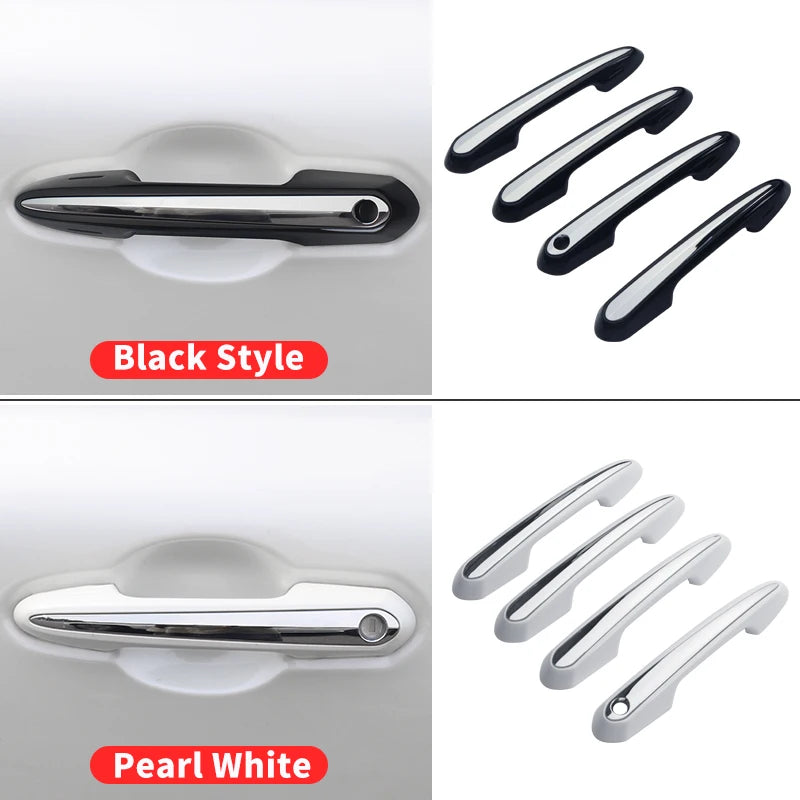 For Toyota Land Cruiser 300 2024 2021 ABS Chrome Plating Outer Door Handle Replacement LC300 Exterior Accessories ZX VXR GX GXR