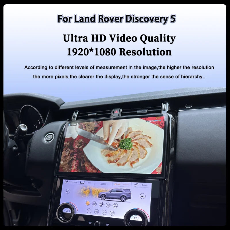 13" Inch upgrade Radio screen and Climate Screen combo  For Land Rover Discovery 5 L462