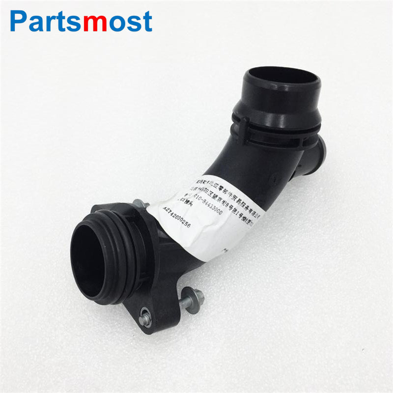 New OE 2.0L Petrol Engine Coolant Water Pump Pipe Joint for Mercedes-Benz W205 C350E 2017 Water Pump Tube Connector A 2742000256