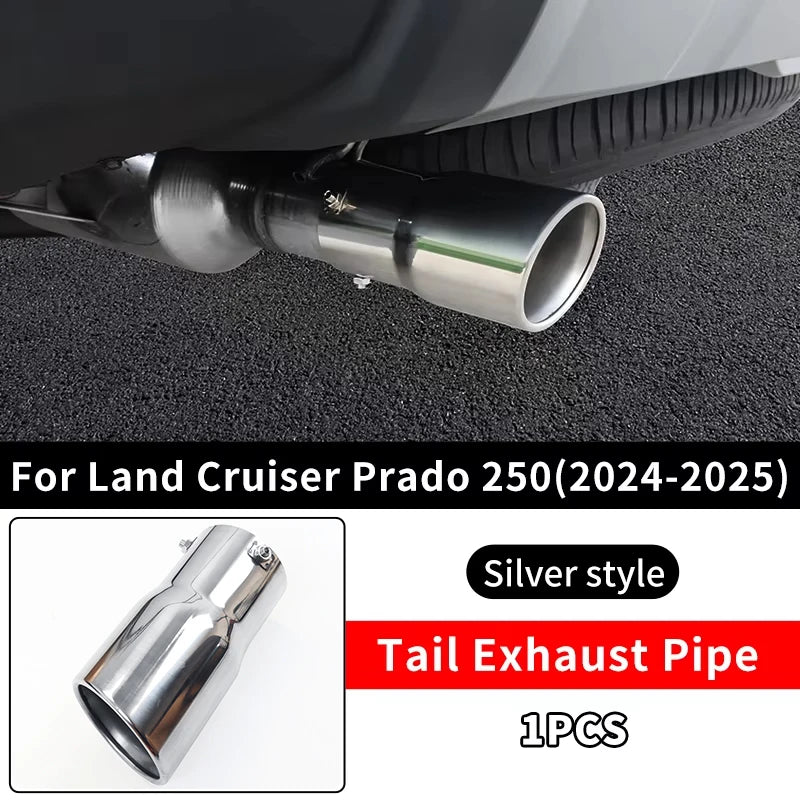 Stainless Steel Exhaust tips For Toyota Land Cruiser 250 Prado Lc250 2024 2025