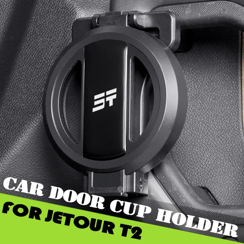 Car Door Cup Holder Fit for Jetour Traveller T2 2023 -2026